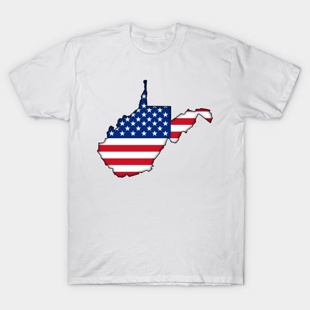 West Virginia USA T-Shirt by somekindofguru